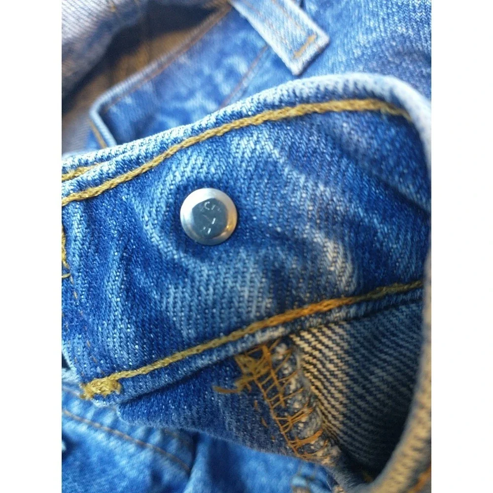 Levis 517 Orange Tab Mens 42x29 Medium Wash Blue Bootcut Jeans Vintage Made USA